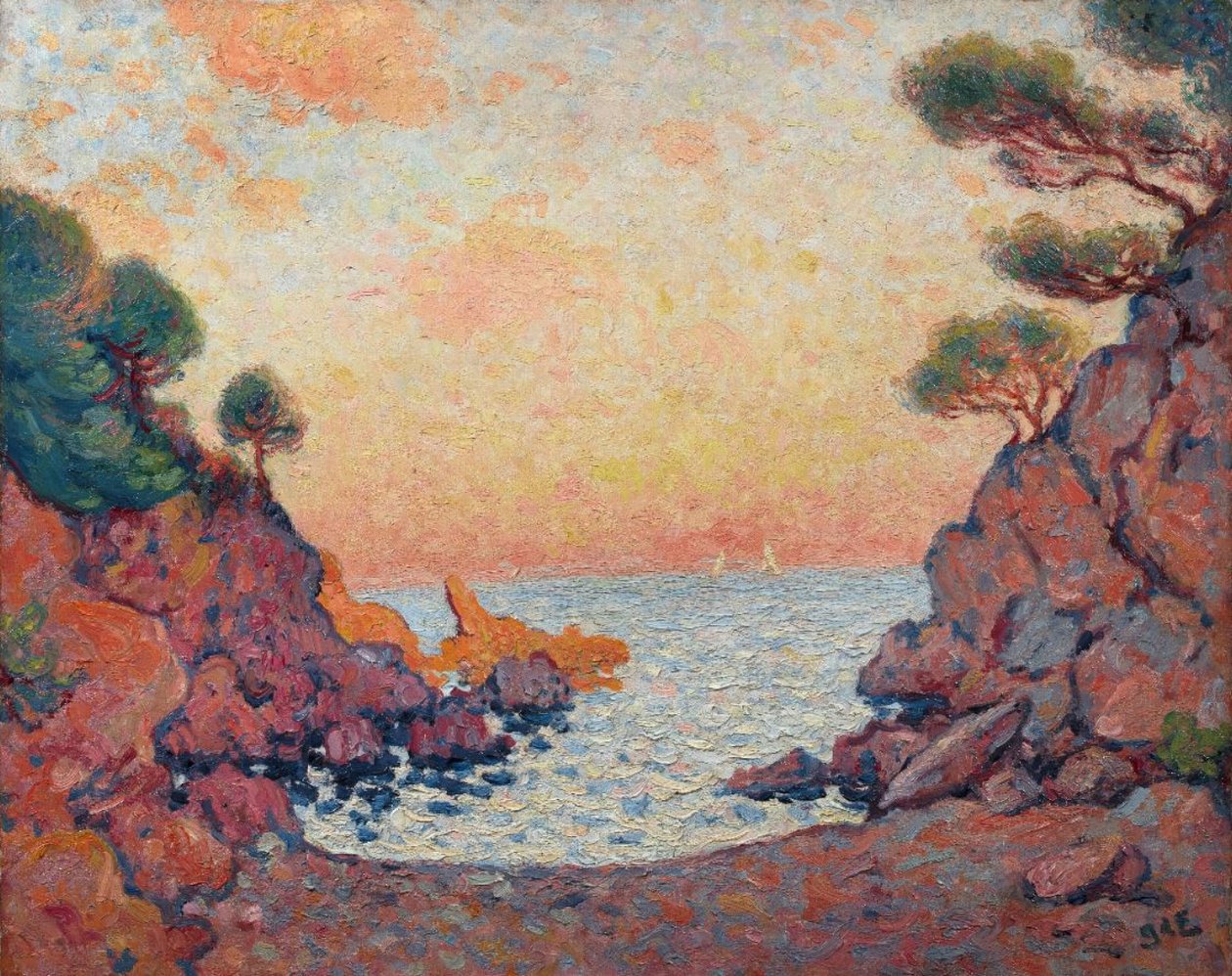 Zatoka Le Lavandou, 1899. autorstwa Georges Espagnat de