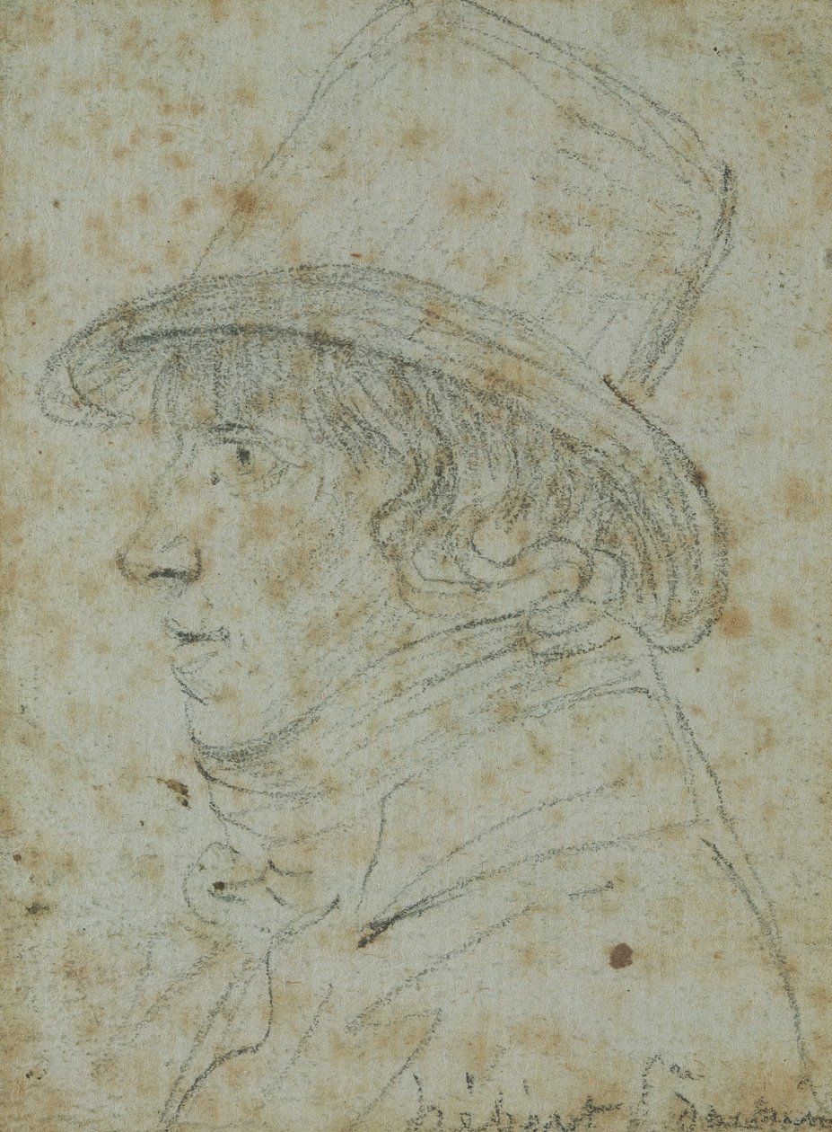 Jacques Hebert (1757-94) (ołówek na papierze) autorstwa Georges Francois Gabriel
