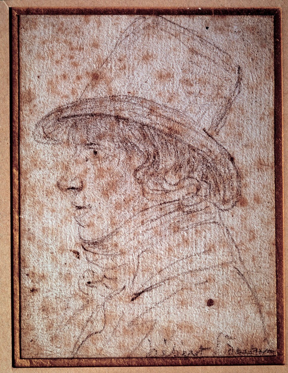 Portret Jacquesa Heberta (1757-1794) dziennikarza i polityka rewolucyjnego, założyciela gazety „Ojciec Duchesne”. Rysunek autorstwa Gabriela autorstwa Georges Francois Gabriel