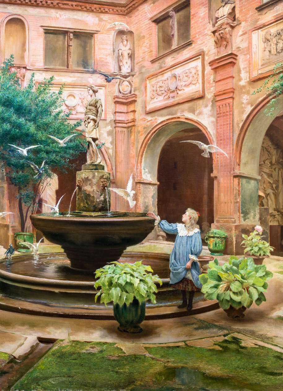 Mały Klasztor Augustynów autorstwa Georges François Castex