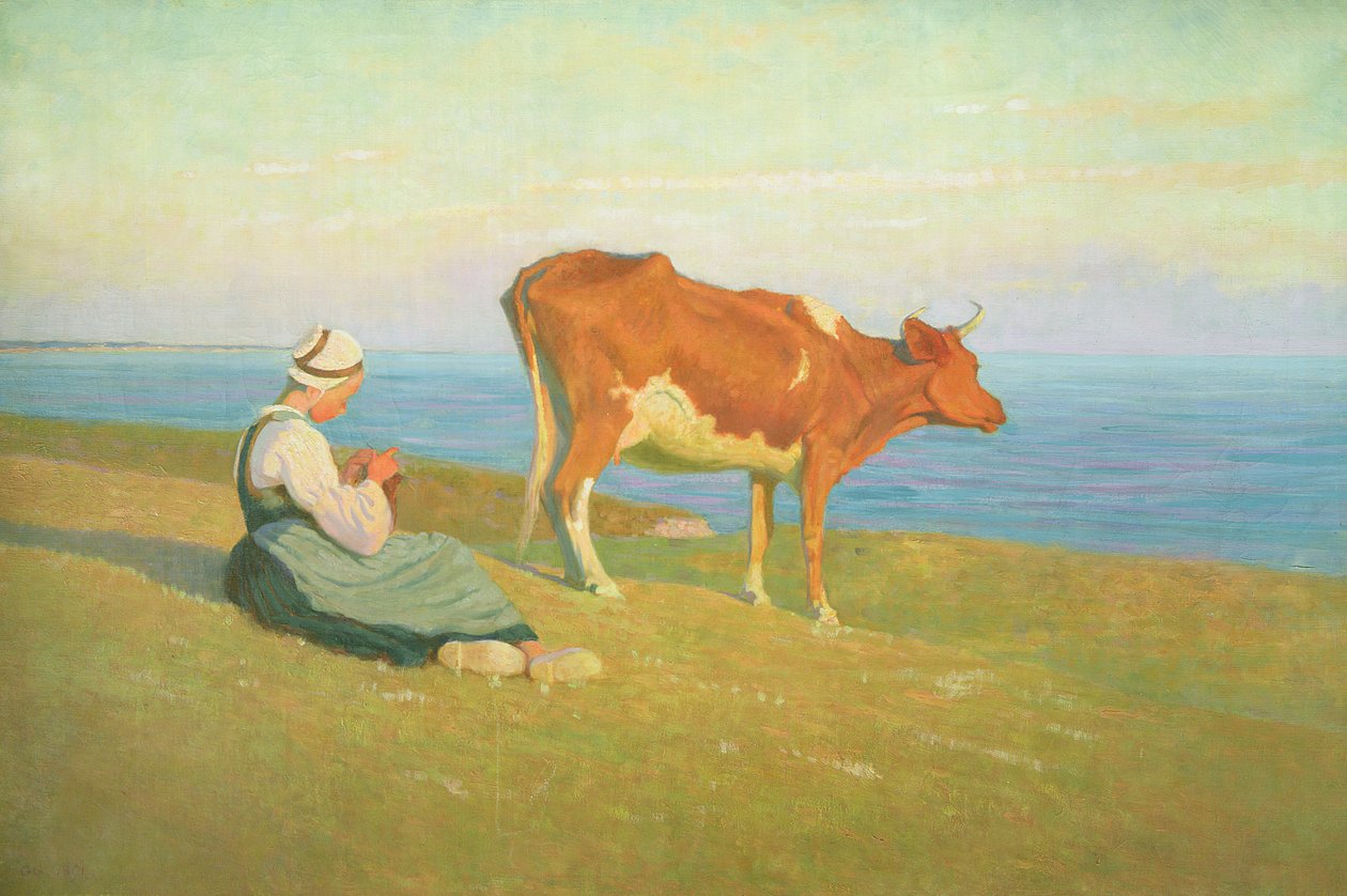 Wieczór, Bretania autorstwa Georges Gascoyne