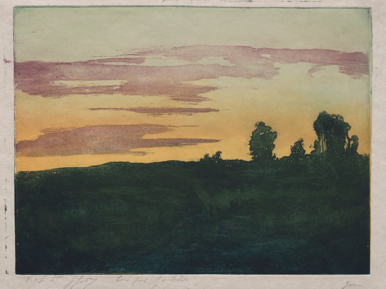 Żółty wieczór autorstwa Georges Godin