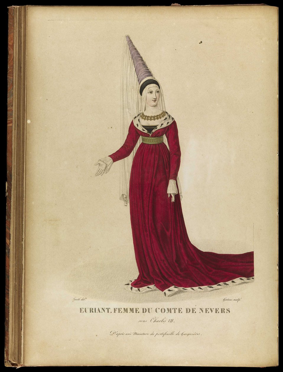 Euryanthe, koniec XVIII wieku. autorstwa Georges Jacques Gatine