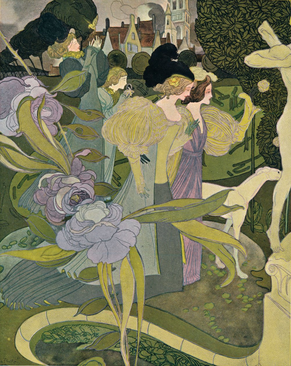 Ogrody Armide, c1888-1898, 1898 autorstwa Georges Joseph van Sluijters
