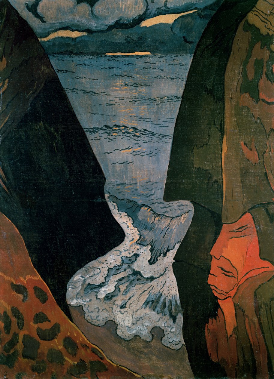 Klify w pobliżu Camaret autorstwa Georges Lacombe