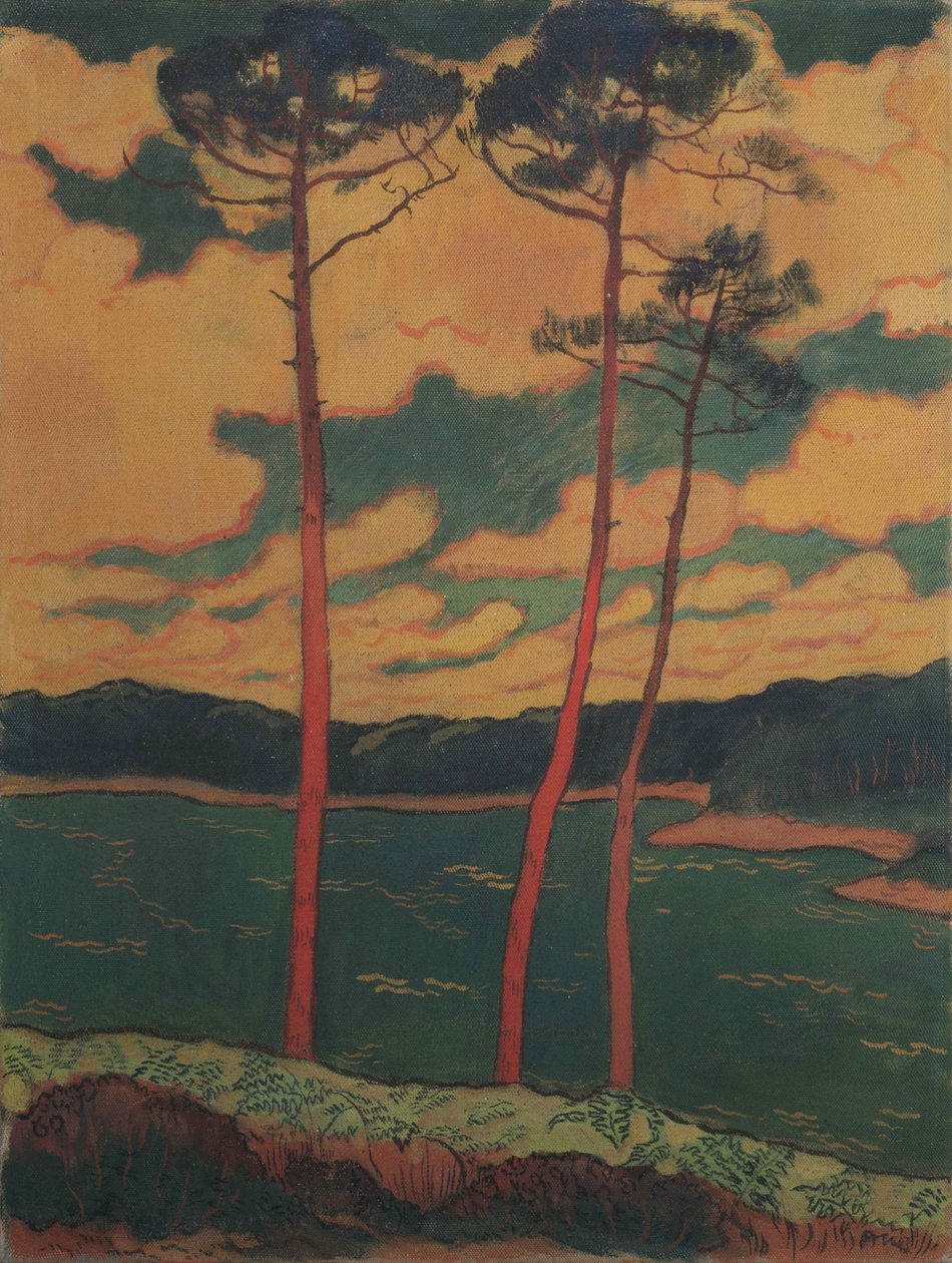 Czerwone sosny, 1888. autorstwa Georges Lacombe