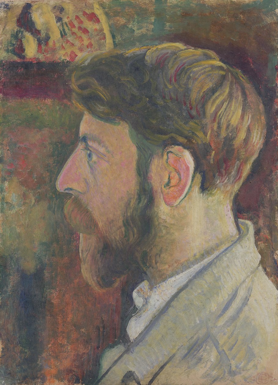 Autoportret z profilu, ok. 1900-05 autorstwa Georges Lemmen