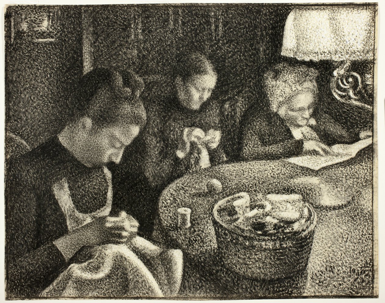 Wnętrze Bourgeois autorstwa Georges Lemmen