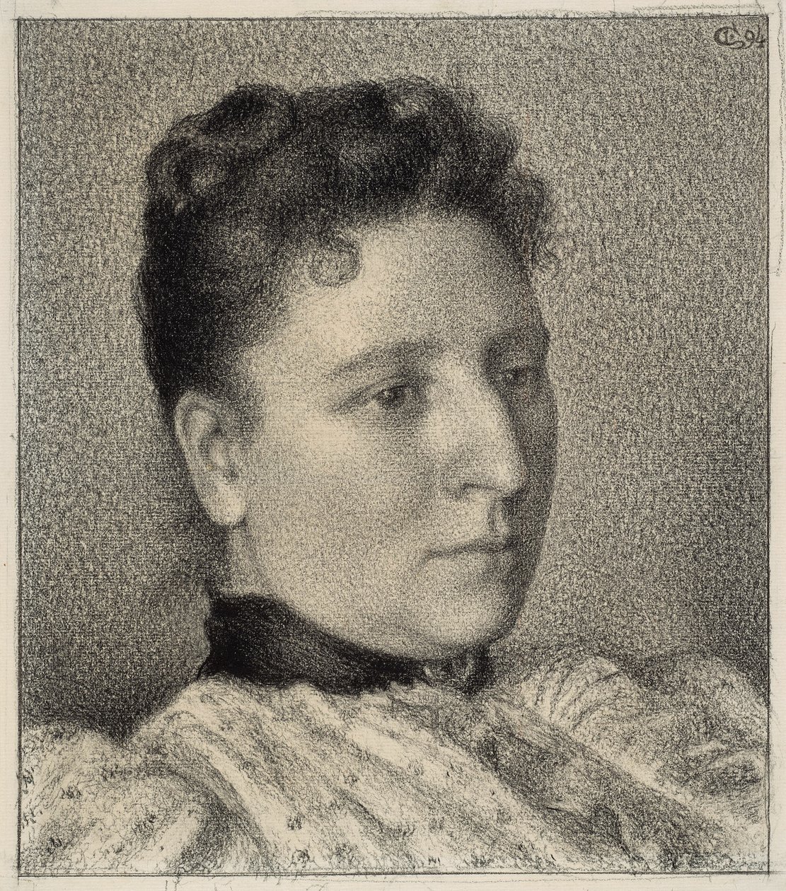 Portrait of Anna Boch autorstwa Georges Lemmen