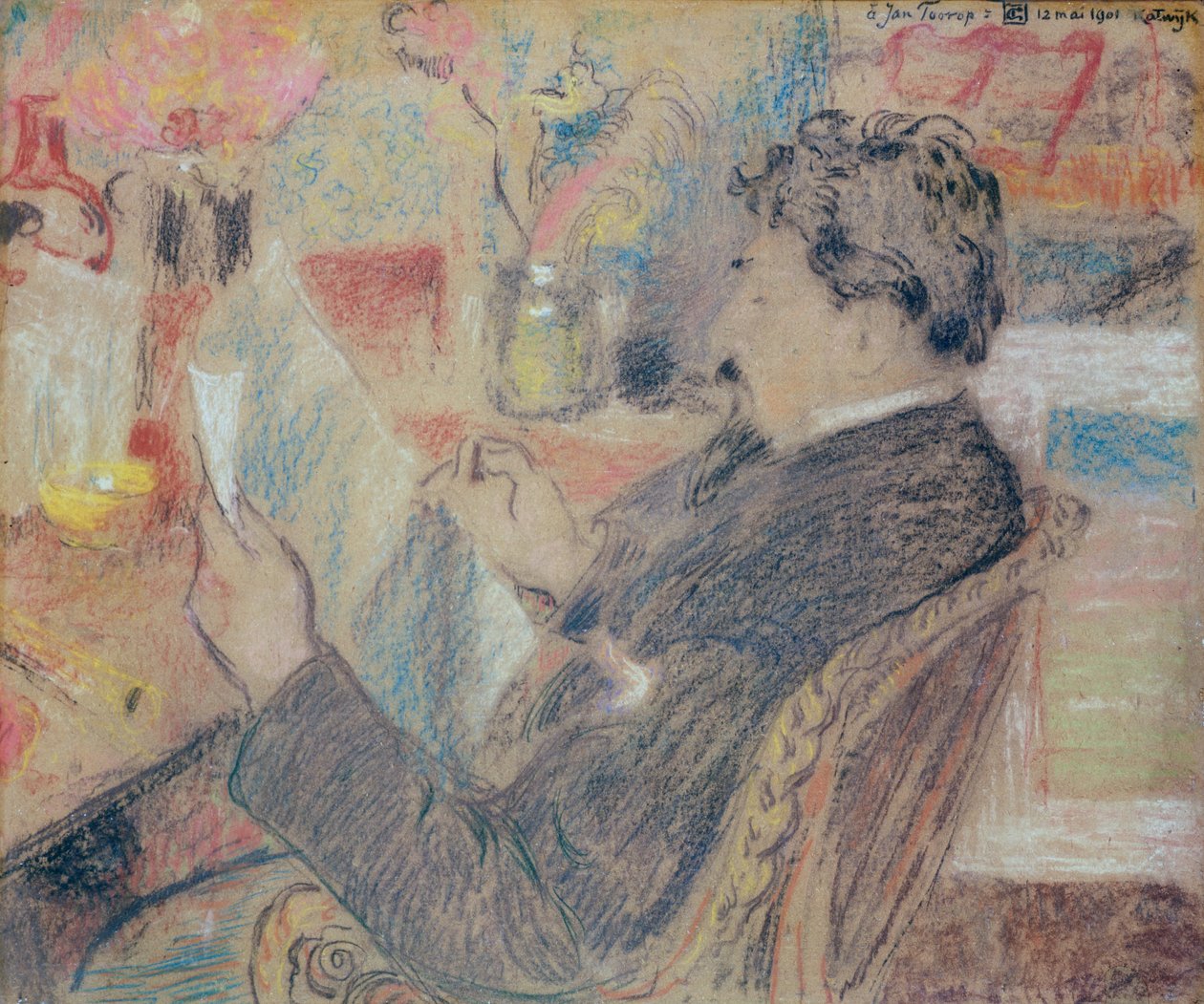 Portret mężczyzny, 1901 autorstwa Georges Lemmen