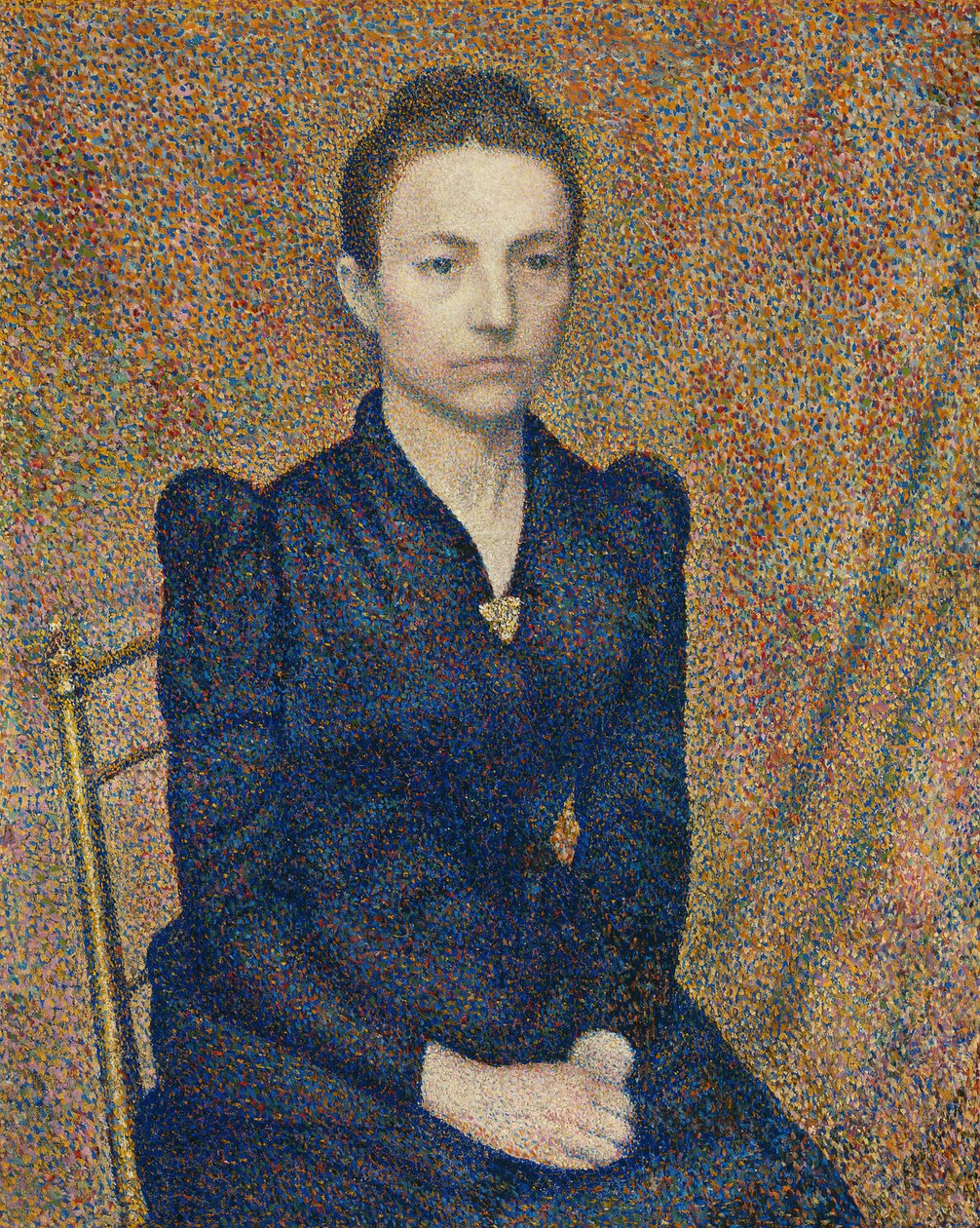Portret siostry artysty, 1891. autorstwa Georges Lemmen