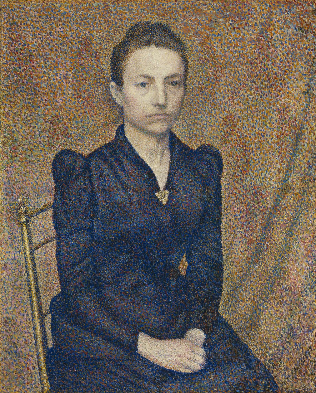 Portret siostry artysty, 1891 autorstwa Georges Lemmen