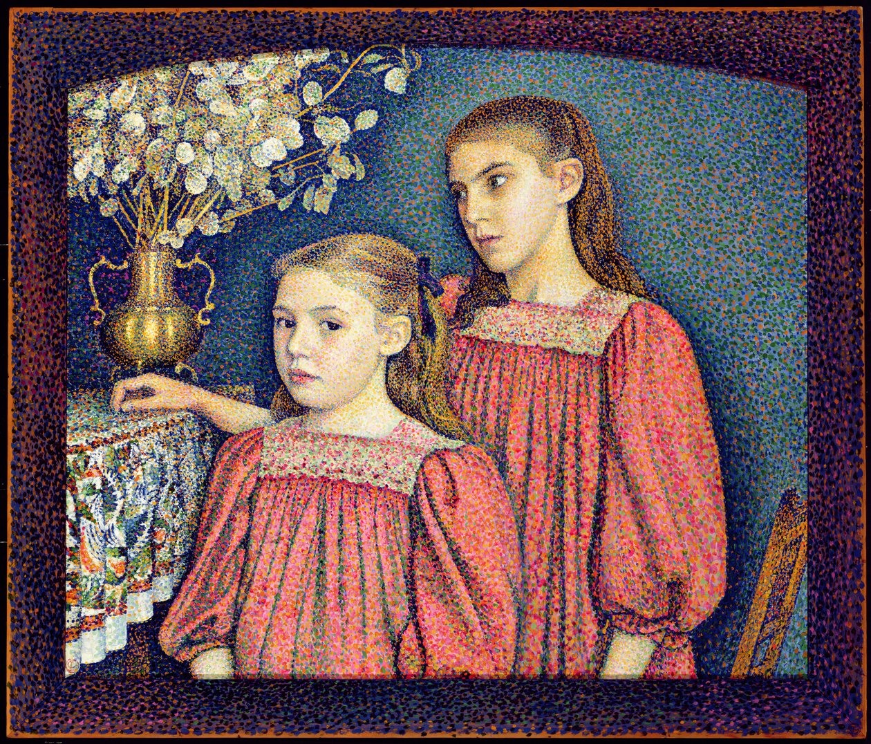 Dwie siostry, siostry Serruys autorstwa Georges Lemmen