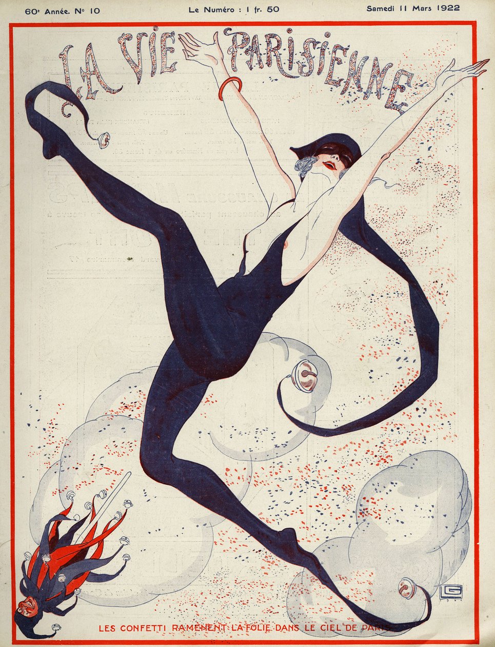 Okładka „La Vie Parisienne” autorstwa Georges Leonnec