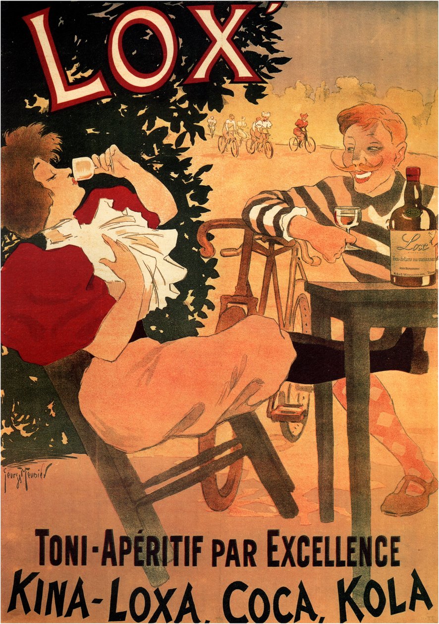 Reklama marki wina Lox (plakat) autorstwa Georges Meunier