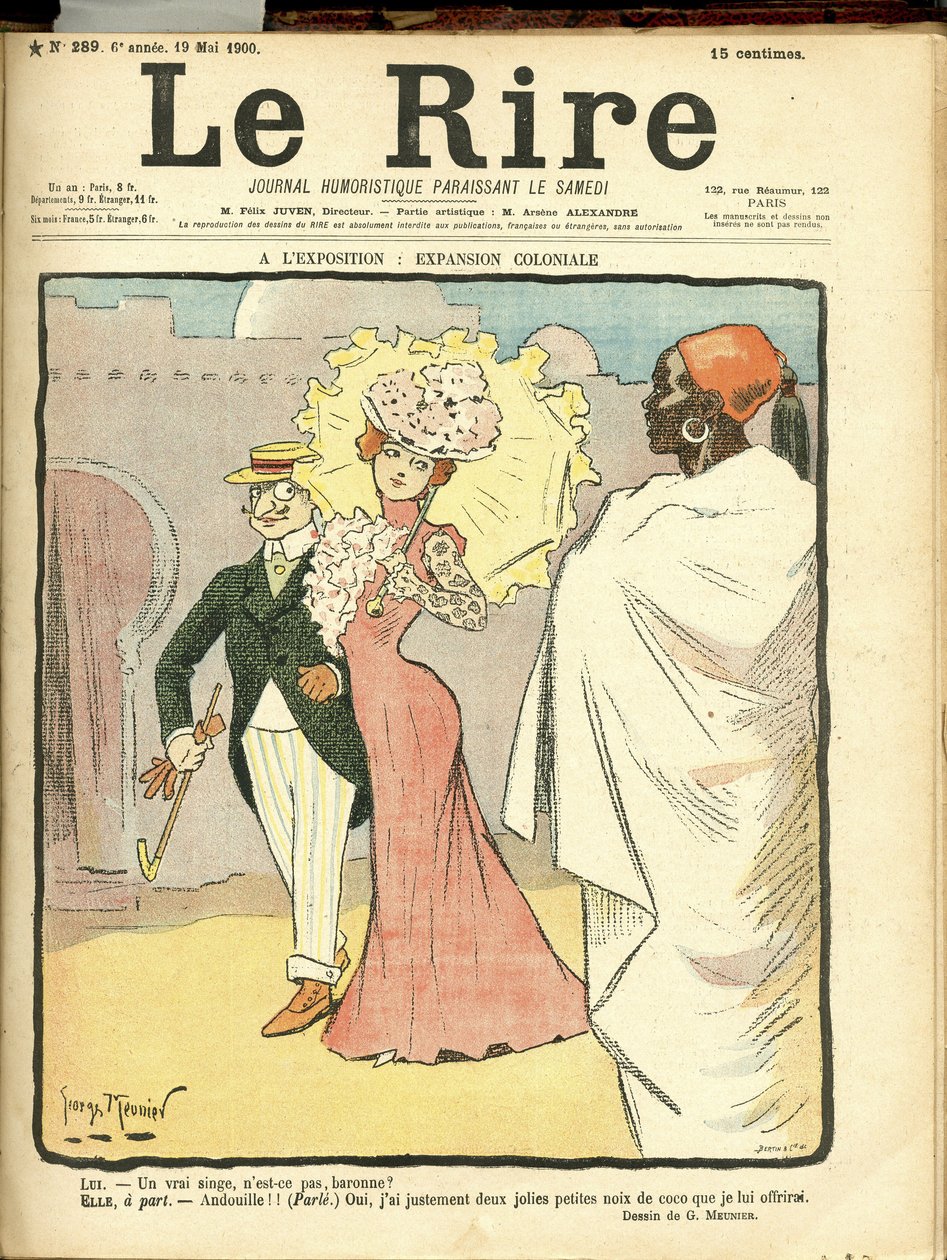 Ilustracja Georgesa Meuniera (1869-1934) do okładki Le Rire autorstwa Georges Meunier