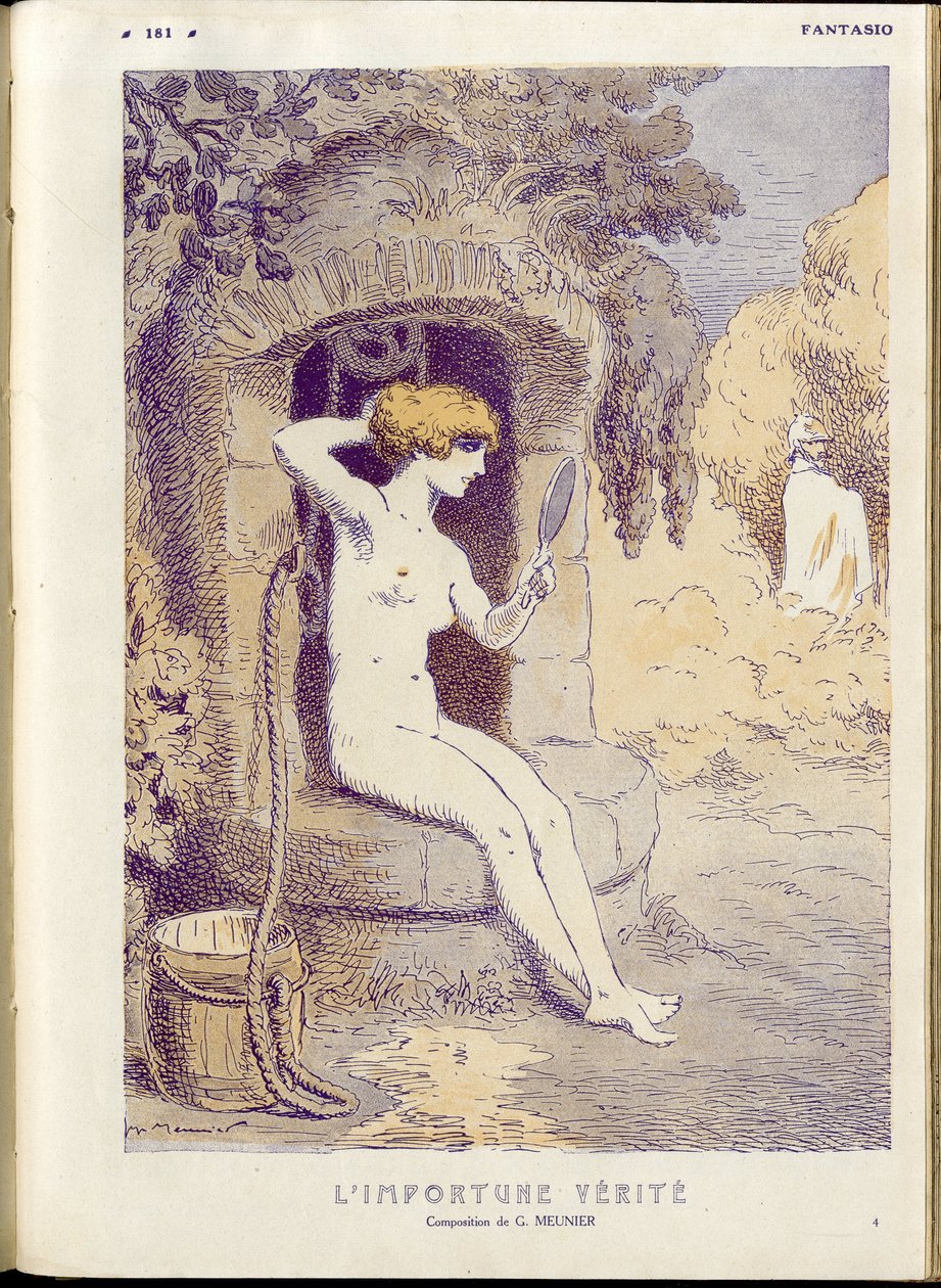 Ilustracja Georgesa Meuniera (1869-1934) w „Fantasio”” autorstwa Georges Meunier