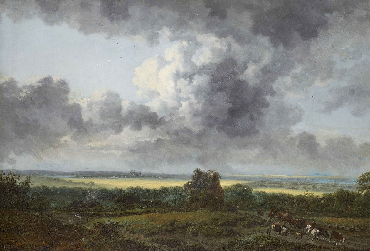 Francuski: Paysage, environs de Chartres autorstwa Georges Michel
