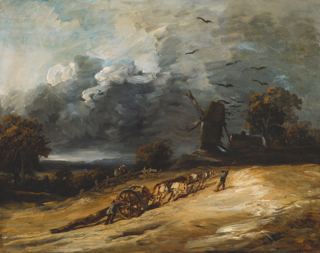 Burza autorstwa Georges Michel