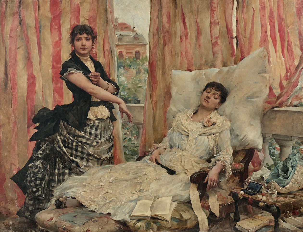 Les Morphinées - Moreau de Tours autorstwa Georges Moreau de Tours