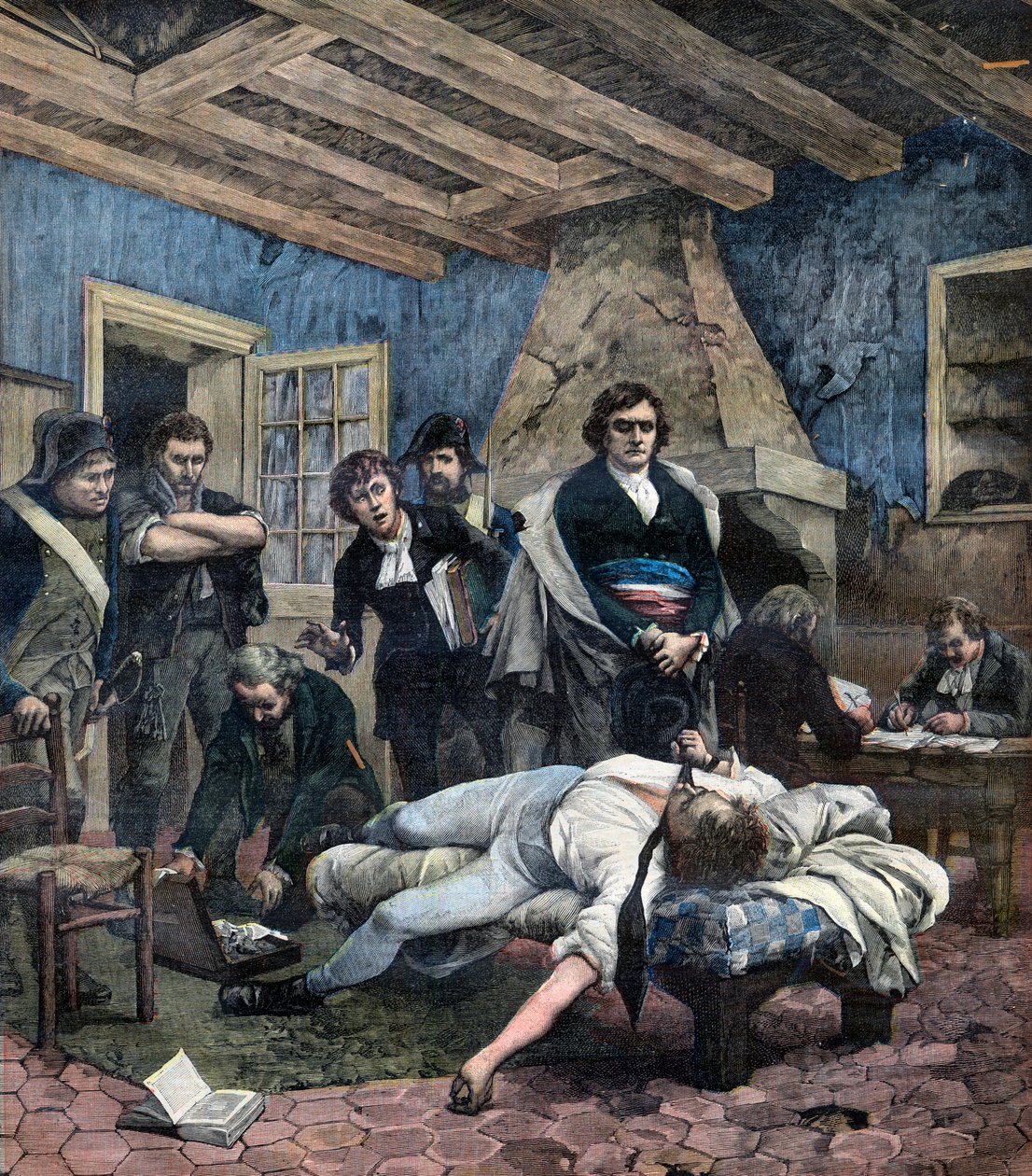 Śmierć Karola Pichegru autorstwa Georges Moreau de Tours