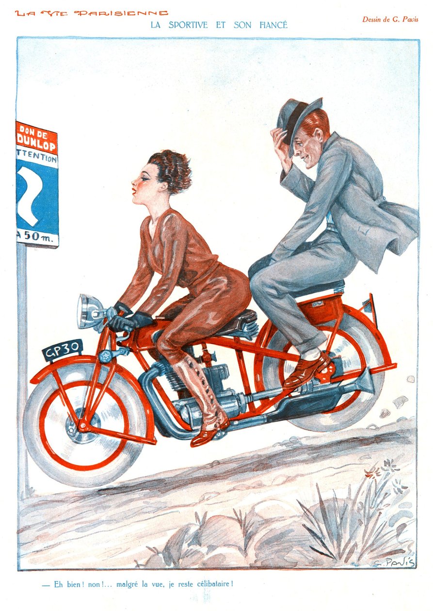 Ilustracja z „La Vie Parisienne” autorstwa Georges Pavis