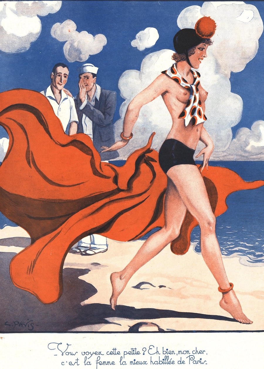 Ilustracja z „Uśmiechu” autorstwa Georges Pavis