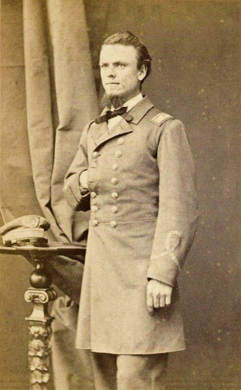 Porucznik John Grimball (1840-1922) z C.S.S. Shenandoah, marynarka wojenna Konfederacji (A) autorstwa Georges Penabert
