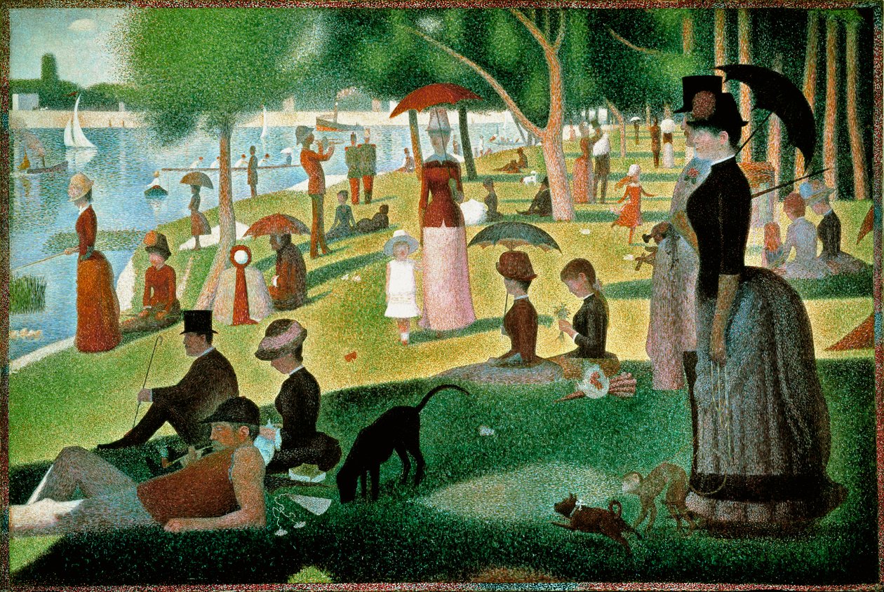 Niedziela na La Grande Jatte autorstwa Georges Pierre Seurat
