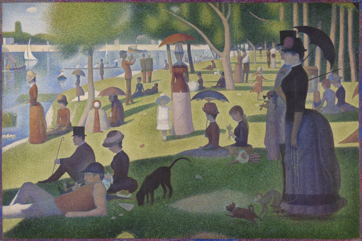 Niedziela na La Grande Jatte, 1884-86 autorstwa Georges Pierre Seurat