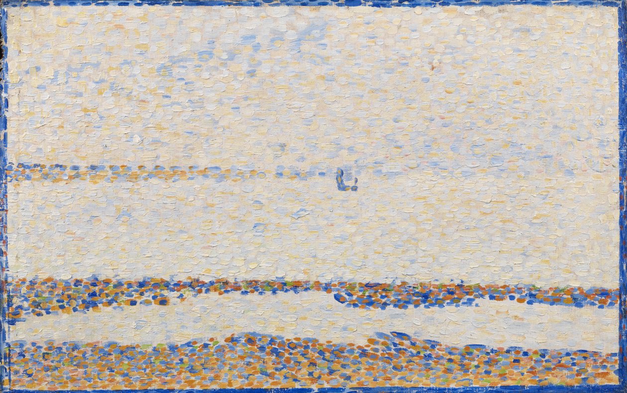 Plaża w Gravelines autorstwa Georges Pierre Seurat