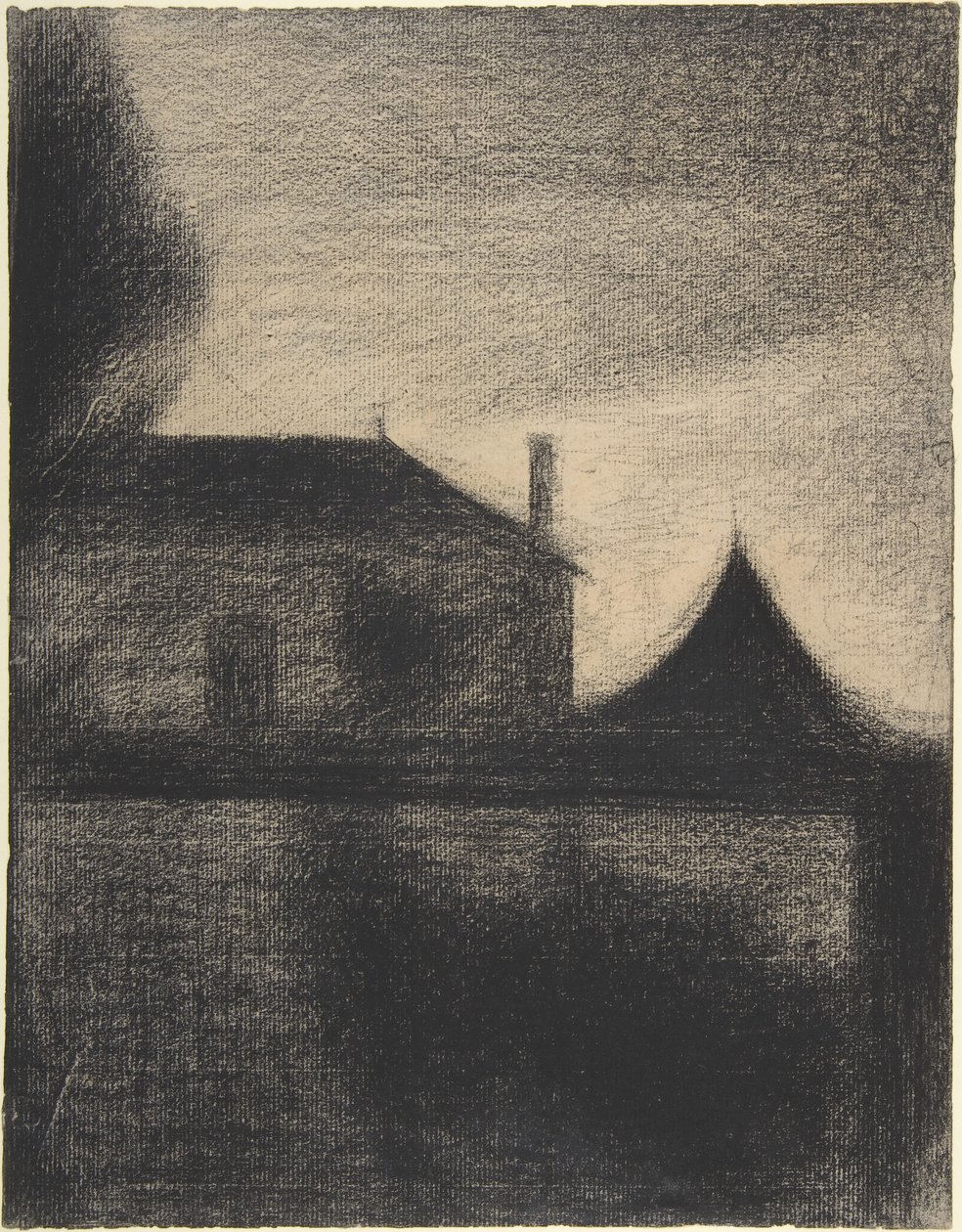 Dom o Zmierzchu autorstwa Georges Pierre Seurat