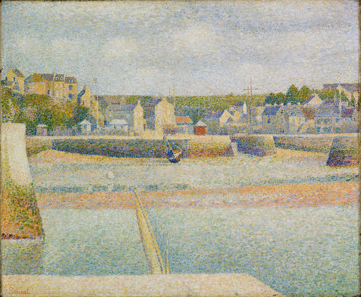 Port-en-Bessin: Port zewnętrzny (odpływ) autorstwa Georges Pierre Seurat