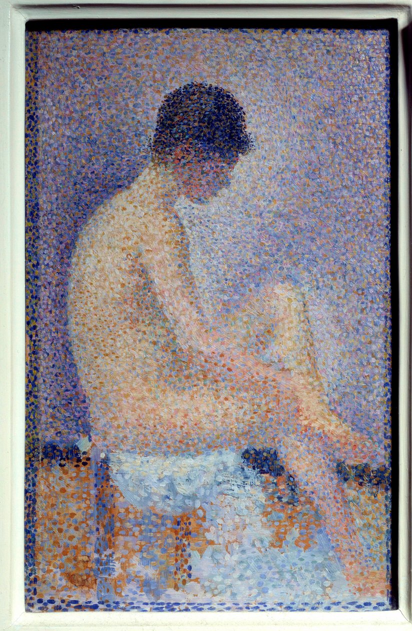 Monter profili Obraz: Georges Seurat (1859-1881) 1887 Wym. 0,25x0,16 m Paryskie musee d