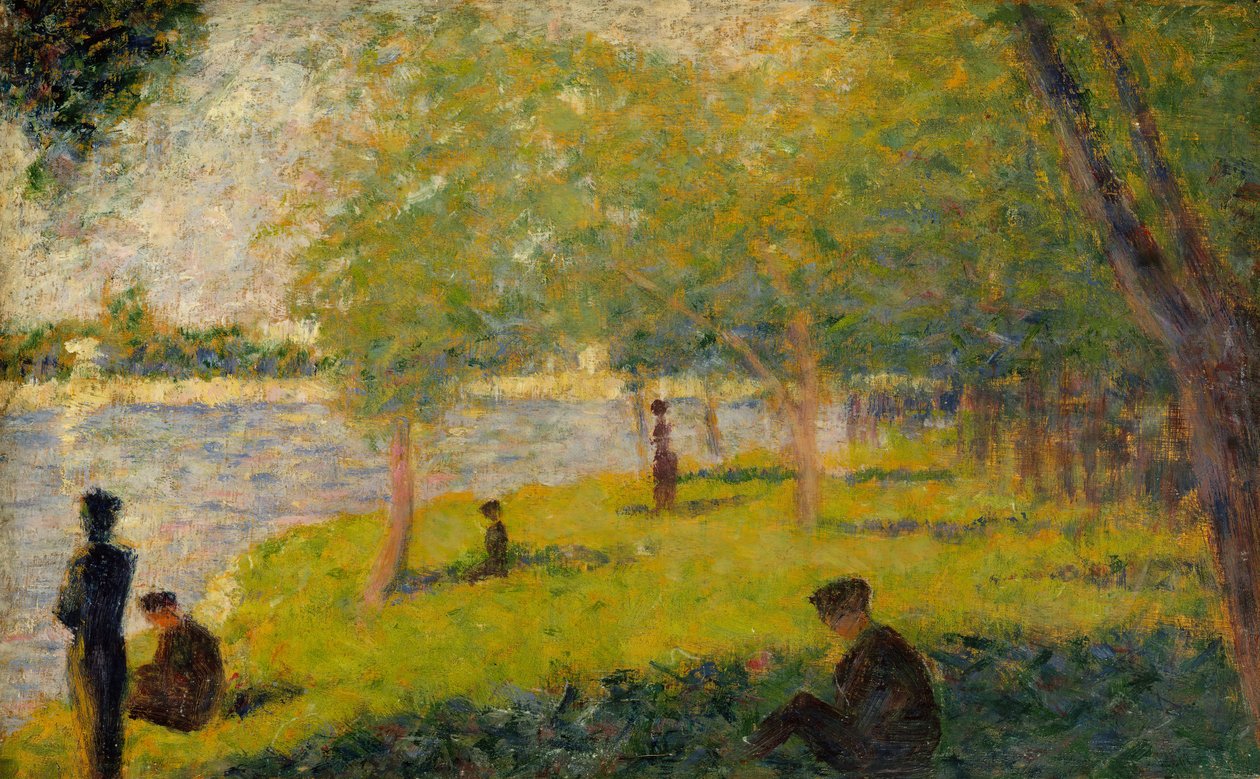 Studium na niedzielę na La Grande Jatte, 1884. autorstwa Georges Pierre Seurat