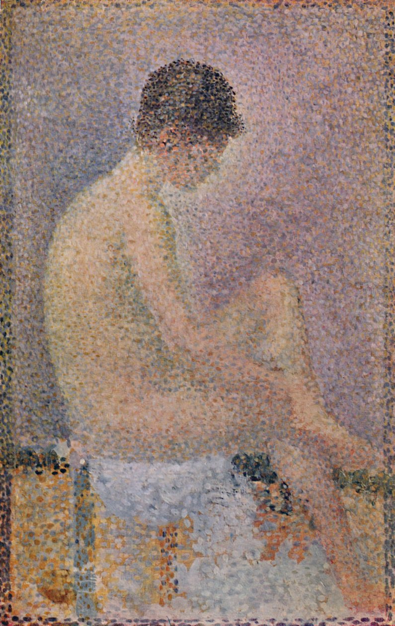 Studium dla modeli, 1886, 1923 autorstwa Georges Pierre Seurat