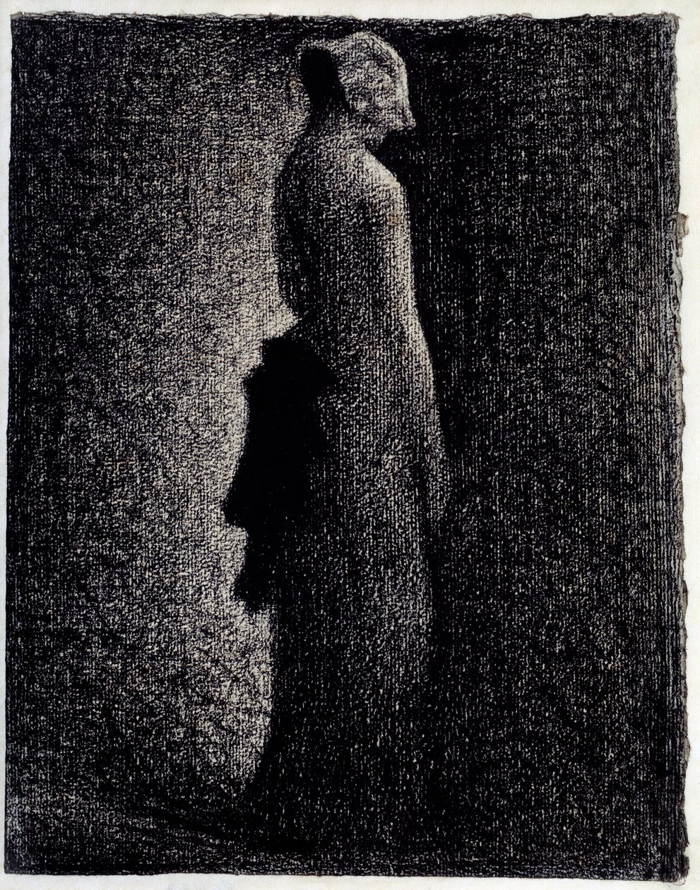 Rysunek ołówkiem Black Knot autorstwa Georgesa Seurata (1859-1891) Około 1882 wym. 0,31 x 0,23 m Paryż. Muzeum Orsay autorstwa Georges Pierre Seurat