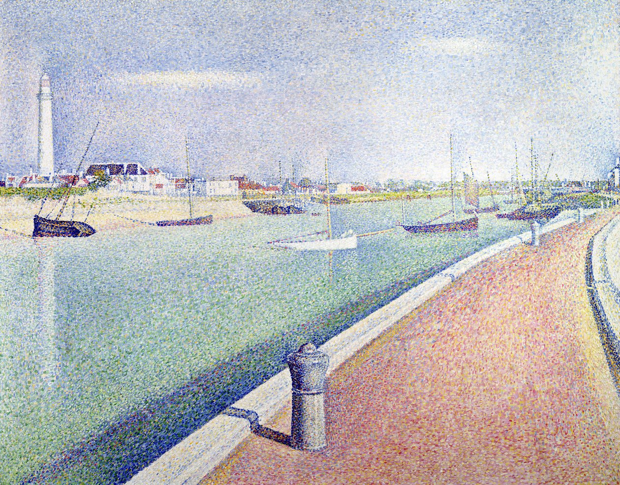 Kanał Gravelines, Petit Fort Philippe autorstwa Georges Pierre Seurat
