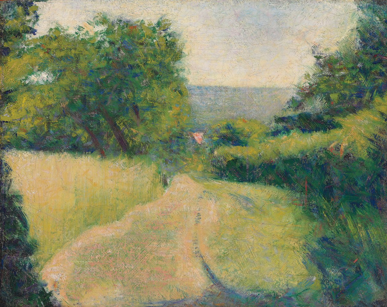 Zatopiona Uliczka; Pusta droga, 1882 autorstwa Georges Pierre Seurat