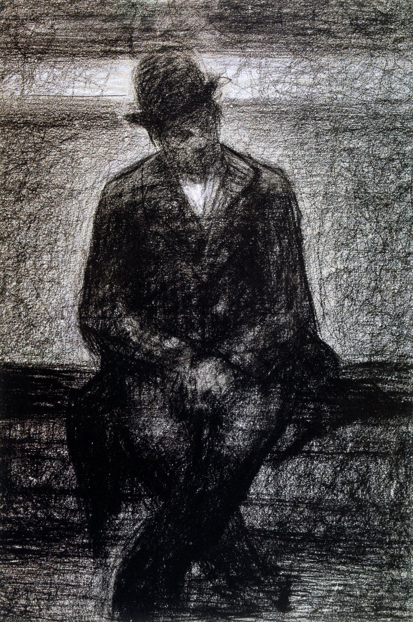 Włóczęga, ok. 1880-1891 autorstwa Georges Pierre Seurat