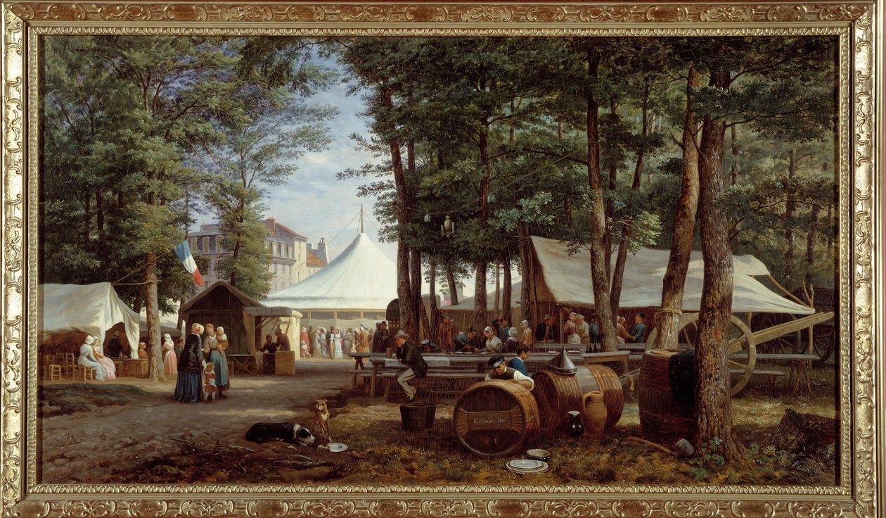 Święto lóż w 1850 r. Obraz Georgesa Prieura (XIX w.) autorstwa Georges Prieur