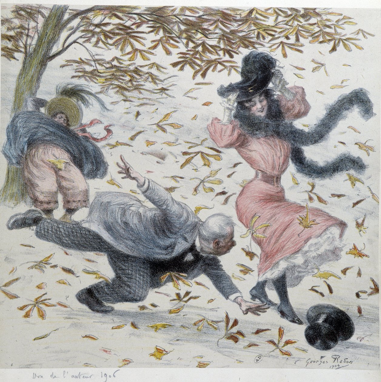 Wiatr, 1904 autorstwa Georges Redon