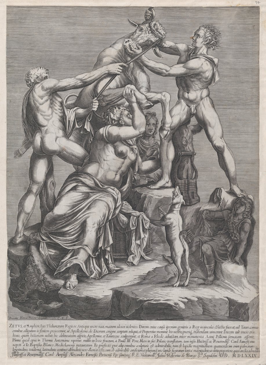 Lustro rzymskiej wspaniałości: los Dirce, 1579., 1579. autorstwa Georges Reverdy