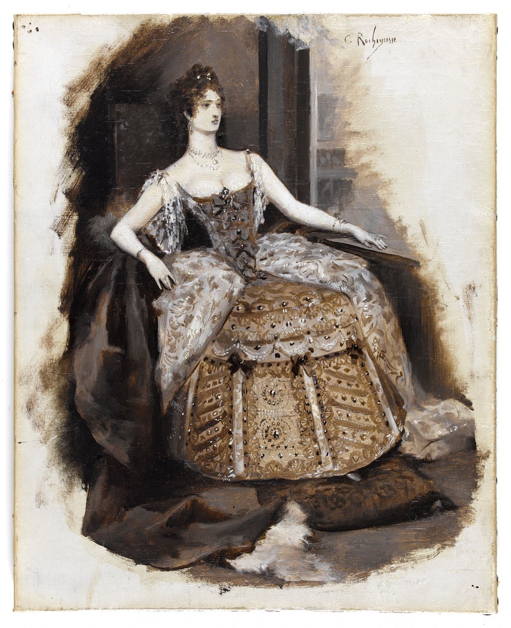 La Duchesse Josiane. autorstwa Georges Rochegrosse