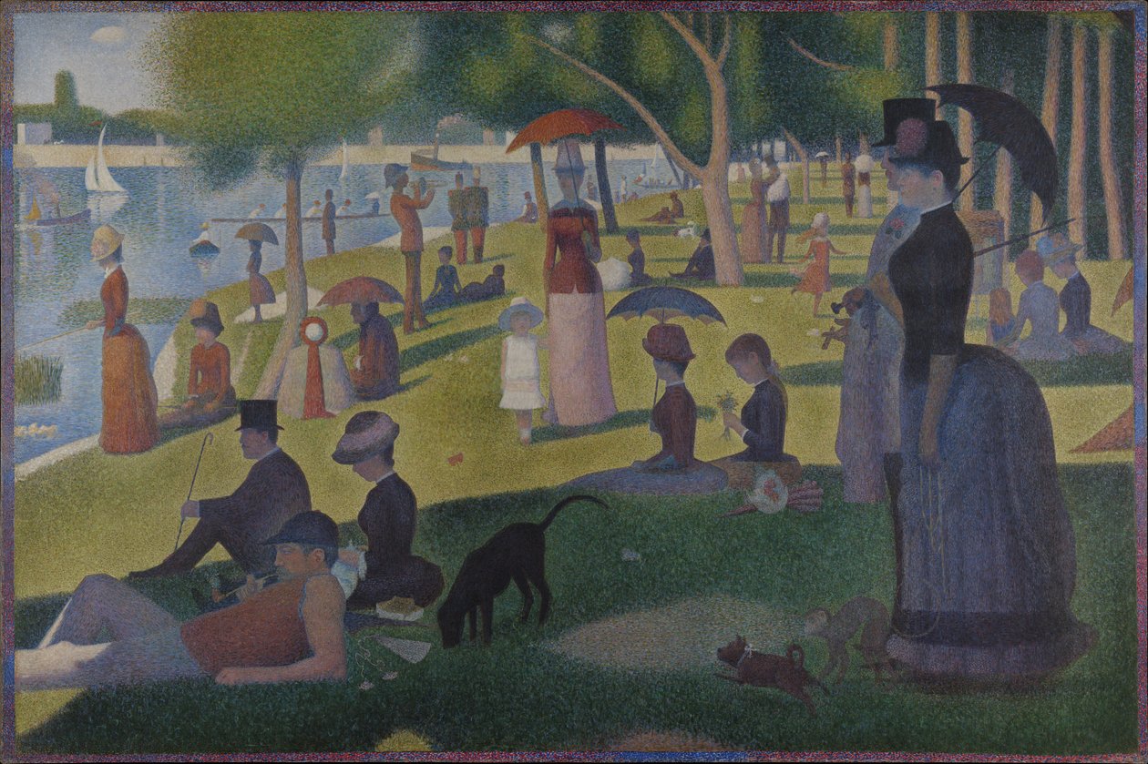 Niedziela na La Grande Jatte - 1884 r. autorstwa Georges Seurat