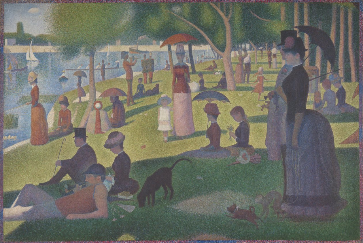 Niedziela na La Grande Jatte - 1884 r. autorstwa Georges Seurat