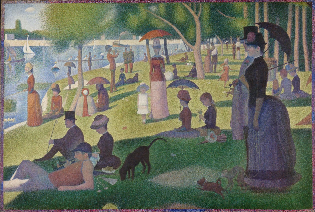 Francuski: Niedzielne popołudnie na wyspie Grande Jatte (Un dimanche après-midi à l
