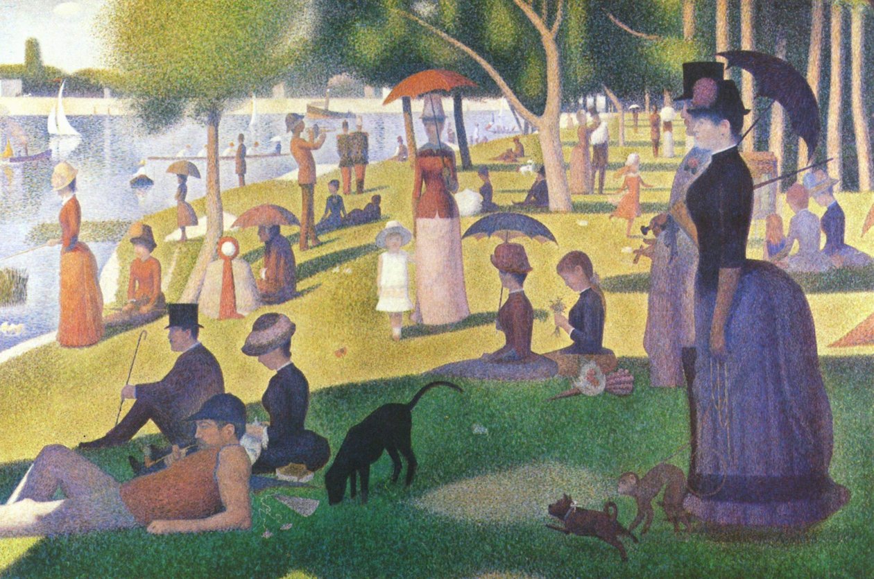 Francuski: Niedzielne popołudnie na wyspie Grande Jatte (Un dimanche après-midi à l