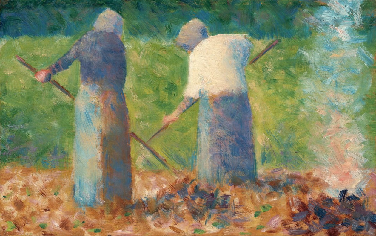 Sianokosy w Montfermeil autorstwa Georges Seurat