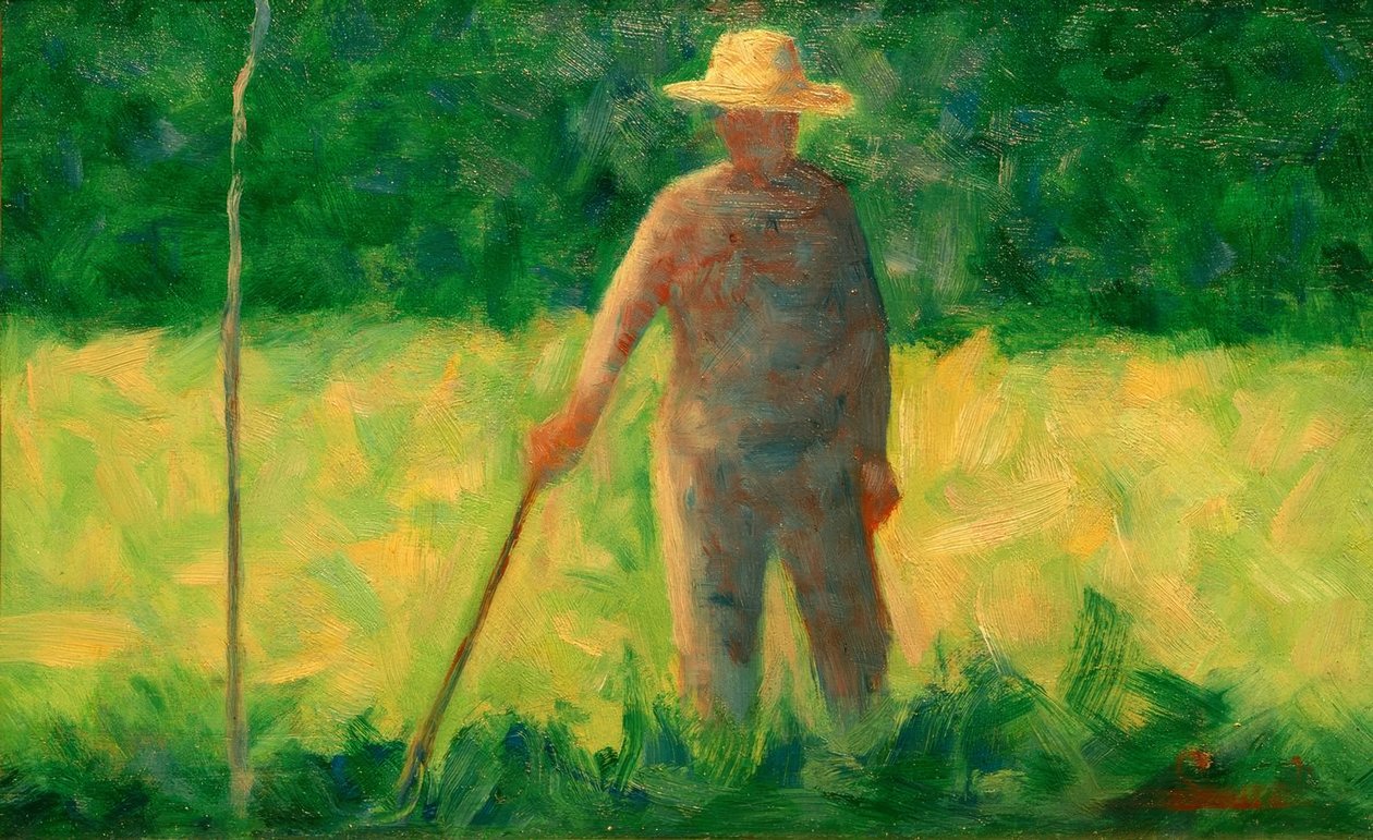 Ogrodnik (Der Gärtner) autorstwa Georges Seurat